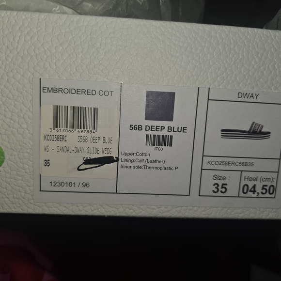 Dior Black and Gold Women's Platform Slides - Picture 5 of 6